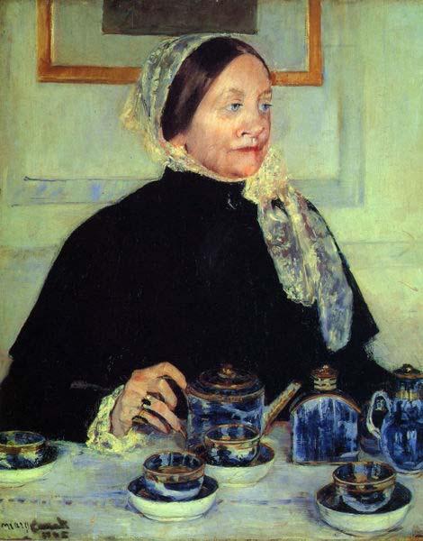  Lady at the Tea Table